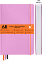 NEORAH 368 Pages-110 Gsm |PAGE A DAY Dot Grid Notebook Journal |Back Pocket|3 Book Mark A5 Journal Dotted 368 Pages