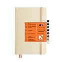 NEORAH - A5 Dot Grid PROFESSIONAL Journal -135 Gsm-(210x148 mm)-Hardcover Dotted Noteook-|Back Pocket|3 Silk Book Mark |208 Pages- Completely HANDMADE for journaling,writing,Note Taking - AFTERGLOW