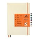 NEORAH — B6 Ruled| 208 Pages - 135 gsm|PRO SERIES Journal (175 X 125 mm) - Hardcover Ruled Notebook -Includes Back Pocket |Book Marks - Completely HANDMADE for Journaling,writing,Note Taking - RHUBARB