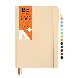 neorah - dot grid b5 notebook - dotted journal - 160 pages- 110 gsm- 250 x 175 mm - 2026 office notebook hardcover 