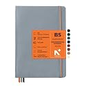 NEORAH — B5 Ruled|208 Pages - 135 gsm|PRO SERIES Journal (250 X 175 mm) - Hardcover Ruled Notebook -Includes Back Pocket |Book Marks - Completely HANDMADE for Journaling,writing - WILD DOVE GREY