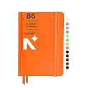 NEORAH — A5 Squared Classic Notebook -110 Gsm(210x148mm) -Hardcover Checked Journal| Includes Book Marks| BackPocket |Sticker Label - Office Notebook Journal 160pages|Completely HANDMADE (AFTER GLOW)