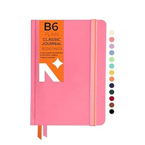 neorah  a5 squared classic notebook -110 gsm210x148mm -hardcover checked journal includes book marks backpocket sticker label - office notebook journal 160pagescompletely handmade after glow