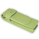 NEORAH -Faux LEATHER Handcrafted Double Pen Pouch with Loop |Portable Pen Case for 2 Fountain Pen,Roller Ball,Ballpoint Pen |Pen Holder,Pen case |Ideal Gifts for Men,boss,dad |14.5 x 4.5 cm| AFTERGLOW