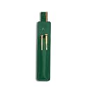 NEORAH -Faux LEATHER Handcrafted Double Pen Pouch with Loop |Portable Pen Case for 2 Fountain Pen,Roller Ball,Ballpoint Pen |Pen Holder,Pen case |Ideal Gifts for Men,boss,dad |14.5 x 4.5 cm| AFTERGLOW