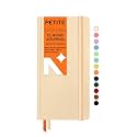 NEORAH — A5 Squared Classic Notebook -110 Gsm(210x148mm) -Hardcover Checked Journal| Includes Book Marks| BackPocket |Sticker Label - Office Notebook Journal 160pages|Completely HANDMADE (AFTER GLOW)