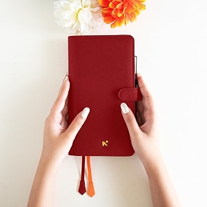 NEORAH- PETITE Notebook SLEEVE with SNAP Button