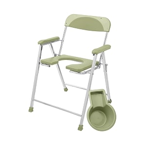 neosafe premium folding stainless steel shower bathing room commode stool indian toilet seat for elderly disabled men and pregant women support light green
