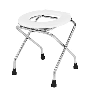 neosafe stainless steel round commode chair shower chair commode chair for bathroom white