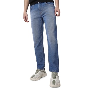 Neostreak Mens Regular Fit Heavy Washed Jeans
