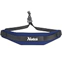Neotech Saxophone Swivel Hook Neck Strap Soft Sax Padded for Alto Tenor Baritone Soprano – (Regular, Navy) - Made in USA