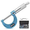 Neoteck 0-1" Outside Micrometer 0.0001" Resolution Carbide-Tipped Anvils