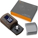 Neoteck Digital Turntable Stylus Force Scale Gauge 0.01g/5.00g Black LCD Backlight for Tonearm Phono Cartridge-Brown