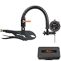 Neoteck Disc Brake Rotor Gauge Set 0-1"/0.001" with 360° Flexible Stem