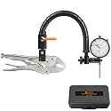 Neoteck Disc Brake Rotor Gauge Set 0-1"/0.001" with 360° Flexible Stem