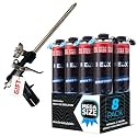 Neox Closed Cell Spray Foam Insulation, 8 x 29.6 Oz High Density Foam