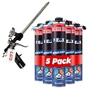 Neox Closed Cell Spray Foam Insulation, 5 x 29.6 Oz High Density Foam