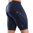 Nepest Mens Bike Shorts with Padding for Cycling Zip Pocket