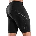 Nepest Mens Bike Shorts with Padding for Cycling Zip Pocket