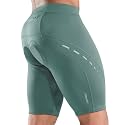 Nepest Mens Bike Shorts with Padding for Cycling Zip Pocket