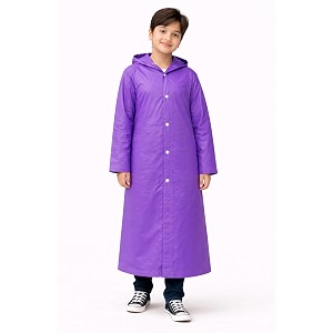 Nephar Boys Girls Waterproof Hooded Raincoat