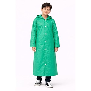 Nephar Boys Girls Waterproof Hooded Raincoat