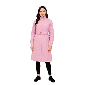 Nephar Womens Waterproof Belted Raincoat with Hood