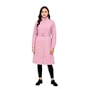 Nephar Womens Waterproof Belted Raincoat with Hood