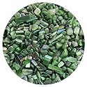 Nephrite Jade Chips – Natural Mini Nephrite Jade Stones, Crushed Undrilled Nephrite Jade, Semi-Tumbled Genuine Nephrite Jade (1/8 lb)