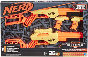 nerf alpha strike lynx and stger multi pk guns  darts