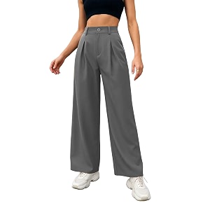 Nermosa High-Waist Korean Trousers with Wide Baggy