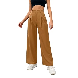Nermosa High-Waist Korean Trousers with Wide Baggy