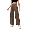 Nermosa High-Waist Korean Trousers with Wide Baggy