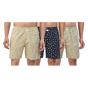 Nermosa Mens 100 Cotton Boxer Shorts -