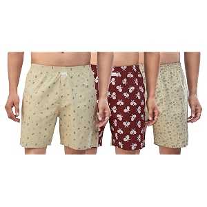 Nermosa Mens 100 Cotton Boxer Shorts -