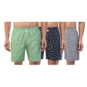 Nermosa Mens 100 Cotton Boxer Shorts -