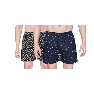 Nermosa Mens Cotton Printed Soft Regular Boxer