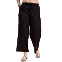 Nermosa Women39s Loose Cotton Relaxed Fit Palazzo