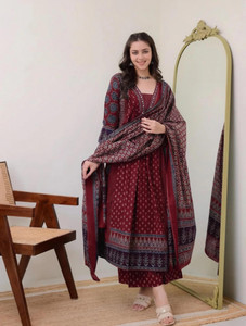 Nermosa Women Kurta Pant Dupatta Set