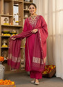 Nermosa Women Kurta Pant Dupatta Set
