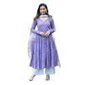 Nermosa Women Printed Anarkali Kurta and Pant