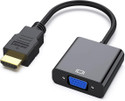 NeroEdge  TV-out Cable Hdmi to Vga cable for monitor converter Cable 1080P HDTV HDMI to VGA Adapter (Black, For TV)