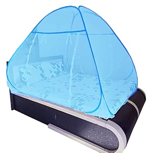 neruti foldable tent mosquito net for double bed and king size bed  portable insect protection canopy