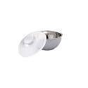 Nescro Mixing &amp; Serving Microwave Safe Stainless Steel Bowl (1800 ML) (Silver Grey)