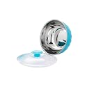 Nescro Mixing &amp; Serving Microwave Safe Stainless Steel Bowl (1800 ML) (Cyan Blue)