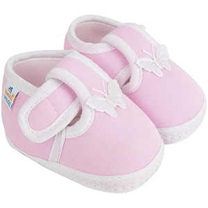 neska moda 0 to 6 months baby boys amp girls cotton butterfly hook amp loop baby booties