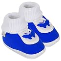 Neska Moda 0 To 6 Months Baby Boys &amp; Girls Cotton Butterfly Slip On Baby Booties-BT375