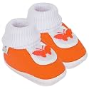 Neska Moda 0 To 6 Months Baby Boys & Girls Cotton Butterfly Slip On Baby Booties-BT375