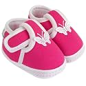Neska Moda 0 To 6 Months Baby Boys &amp; Girls Cotton Butterfly Hook &amp; Loop Baby Booties