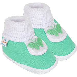 neska moda 12 to 18 months baby boys amp girls cotton butterfly slip on baby booties